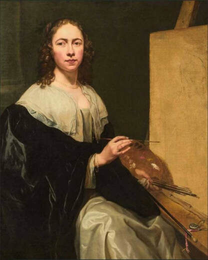 Fig 2: Michaelina Wautier, Self-portrait (1649), Private Collection